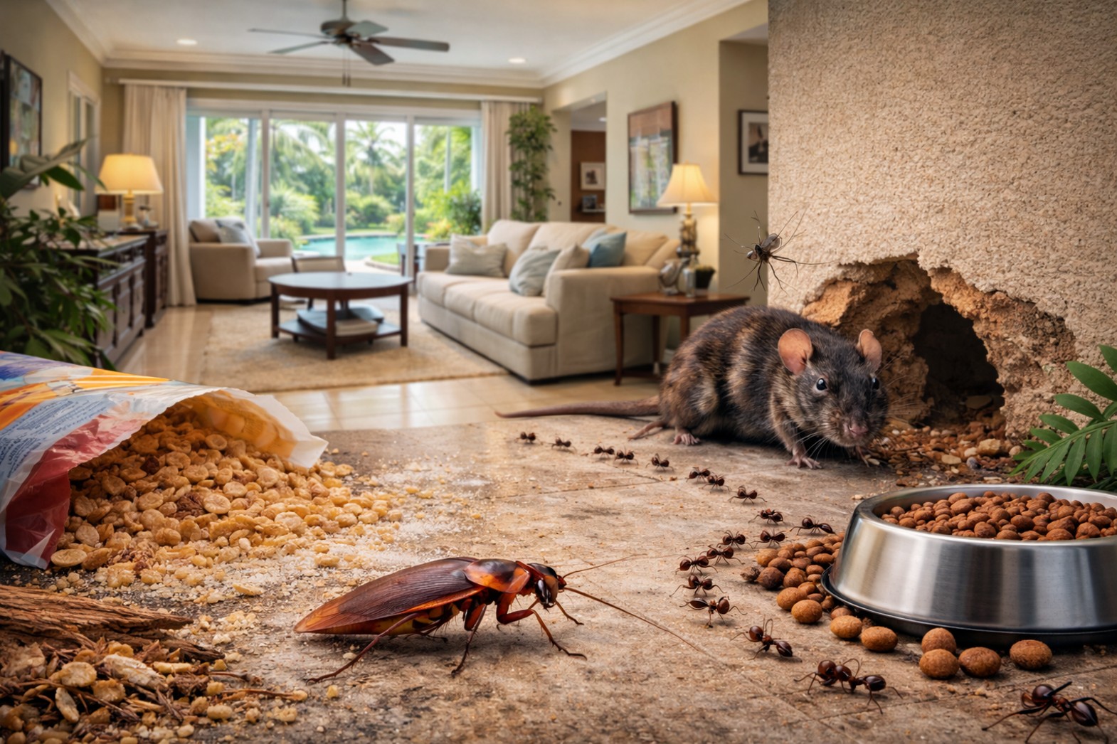 Common Pests Homeowners Face Year-Round in South Florida