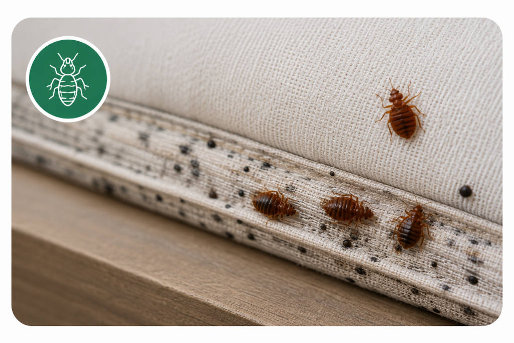 Bed Bug Activity in Bedrooms and Furniture
