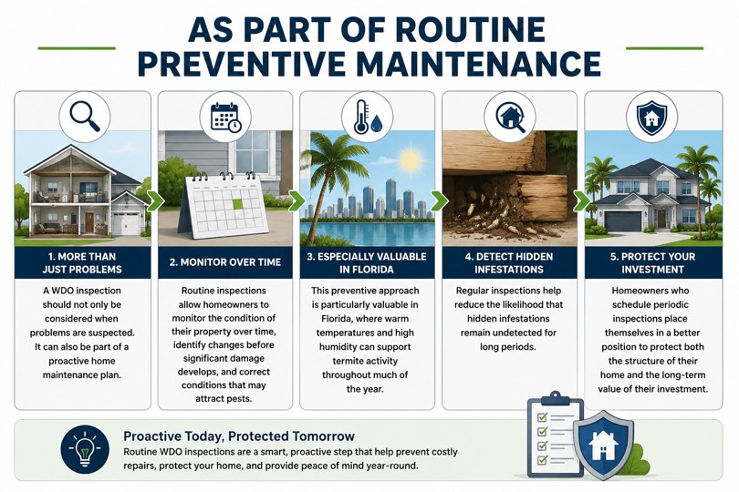 As Part of Routine Preventive Maintenance