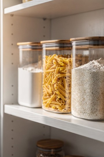 Store Dry Foods in Airtight Containers