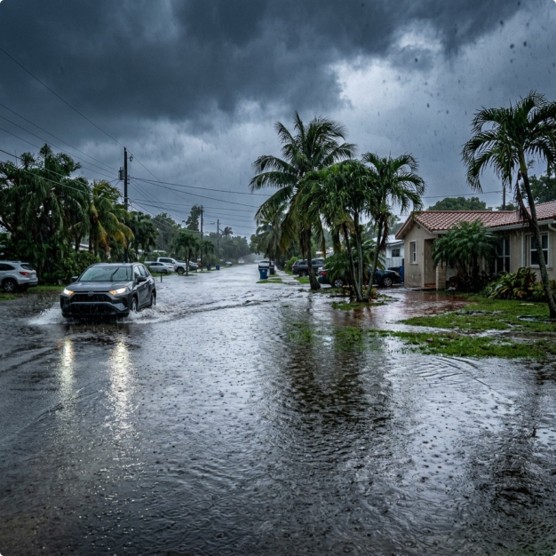 South Florida residents sometimes notice increased cockroach activity around periods of heavy rain
